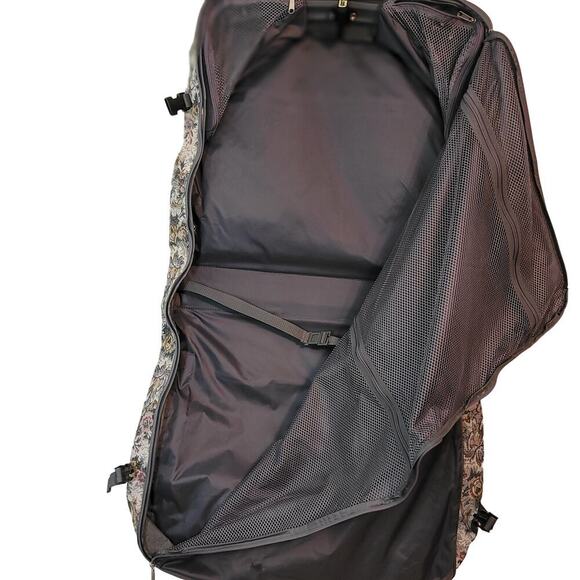 Vintage 1970s PIERRE CARDIN Tapestry Garment Suit Bag Luggage Carry On RARE Zip - Picture 8 of 13